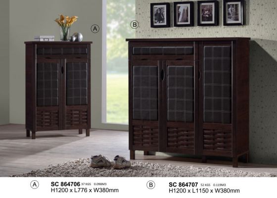 SC 864706, 864707 - Shoe Cabinet - Timber Art Design Sdn Bhd